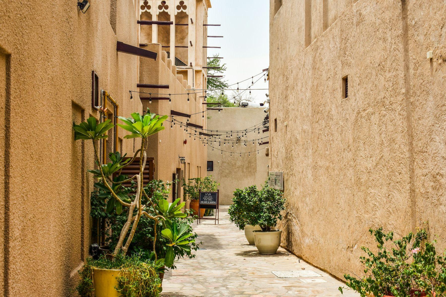 A lane in the Al Fahidi Historical Neighbourhood, Bur Dubai