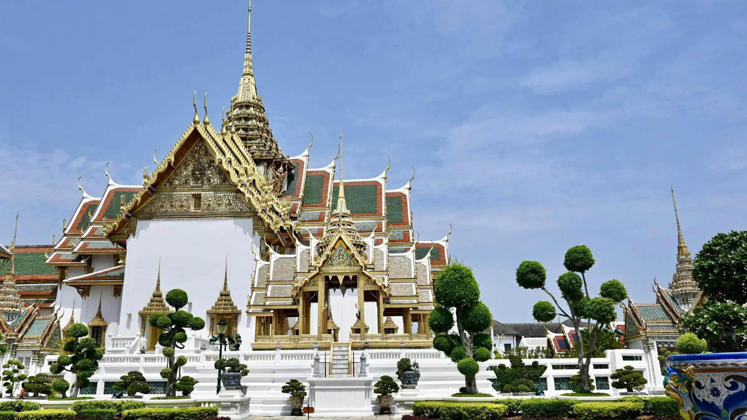 The Chakri Maha Prasat Throne Hall in the Grand Palace, Bangkok