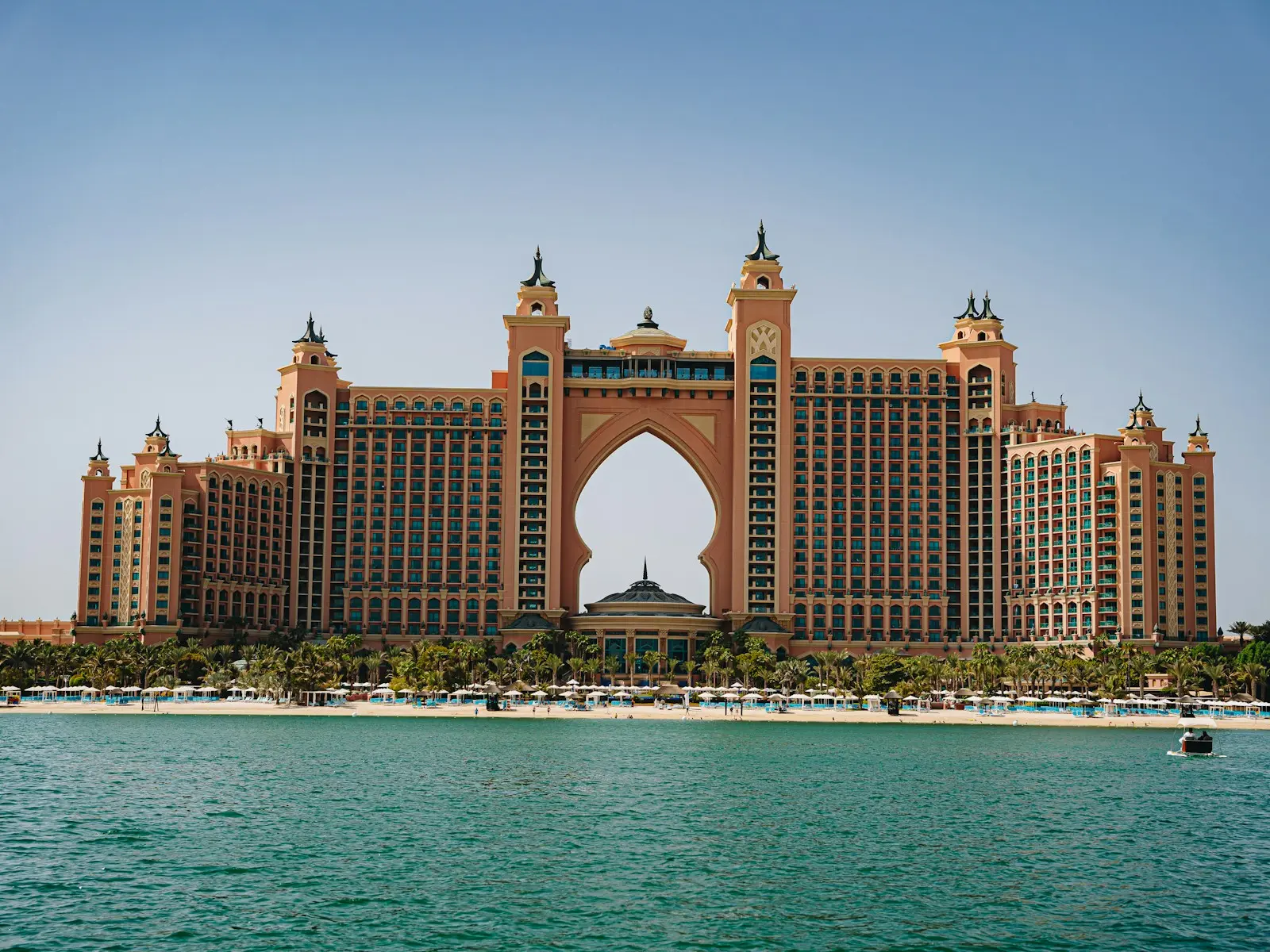 Atlantis The Palm seen from the water